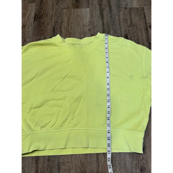 Lululemon Womens Perfectly Oversized Cropped Crew Size 4 - Picture 10 of 12